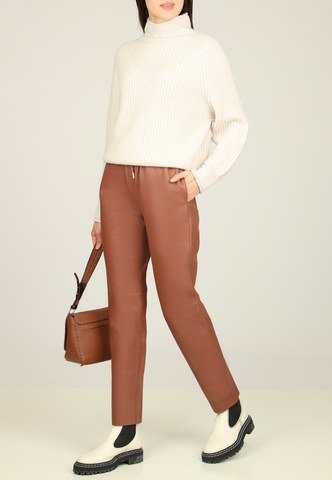 Штани шкіряні MAX MOI - Фото 6