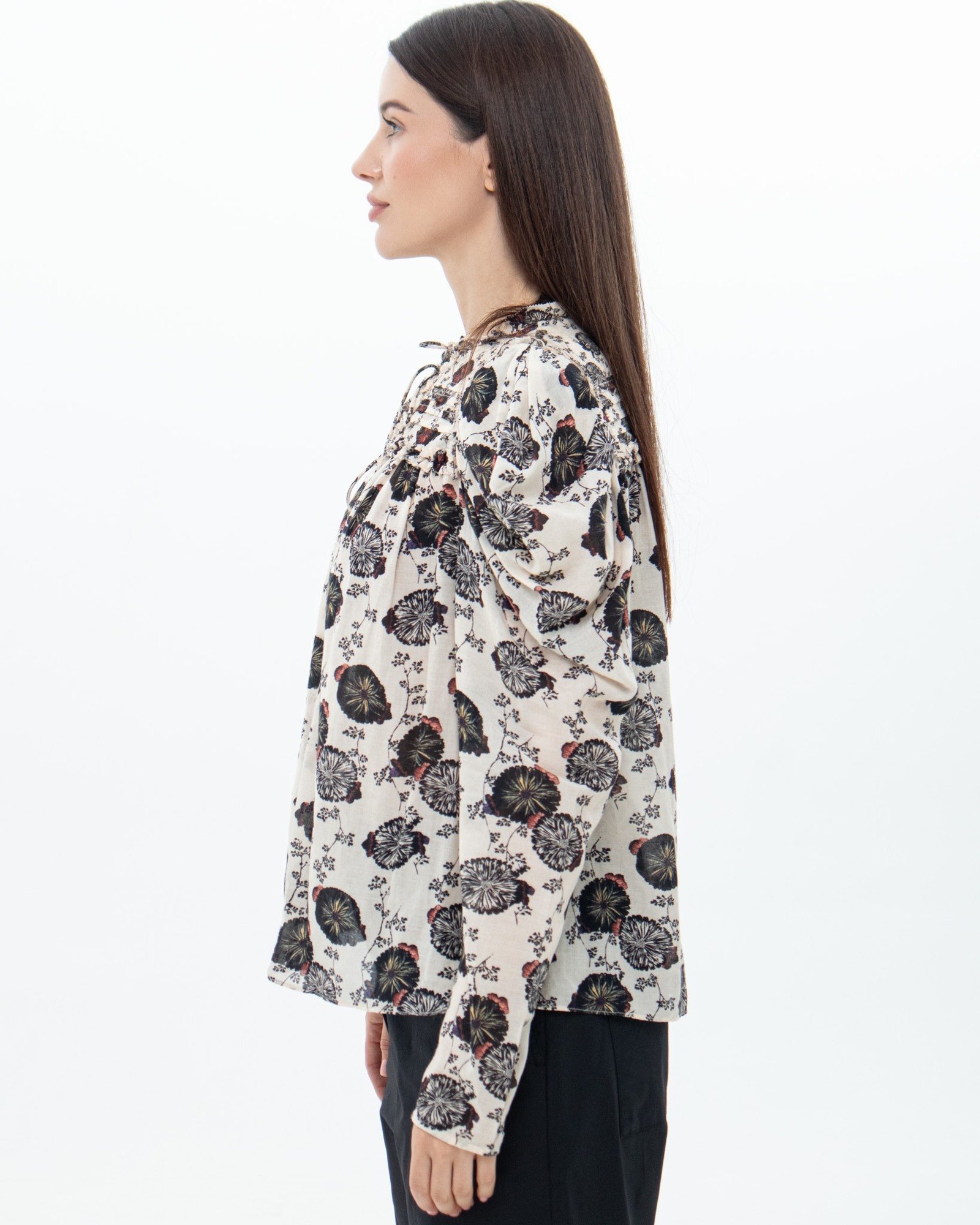 Блуза ULLA JOHNSON - Фото 3 Блуза ULLA JOHNSON - Фото 3