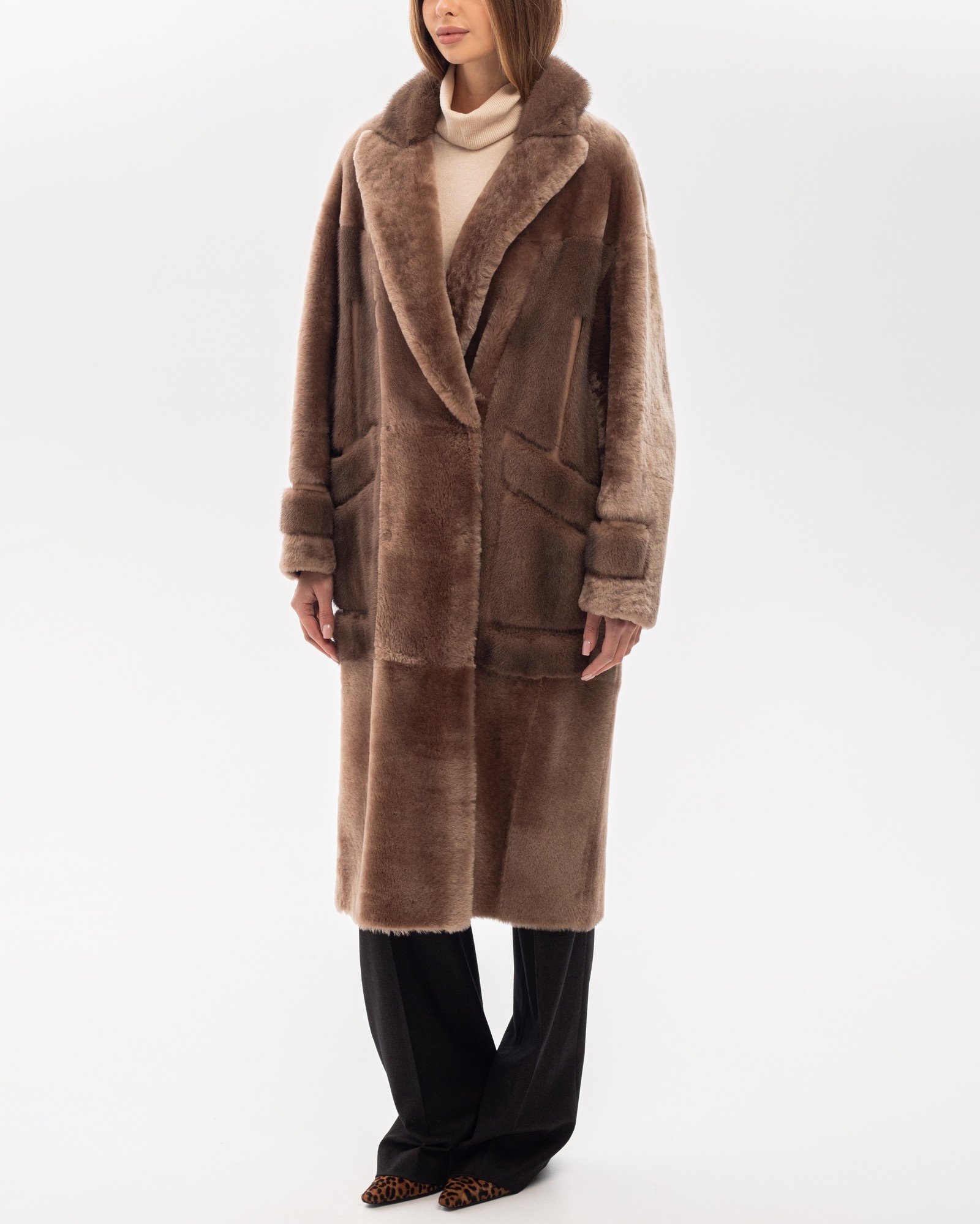 Дубльонка з елементами норки BLANCHA - Фото 1 Дубльонка з елементами норки BLANCHA - Фото 1