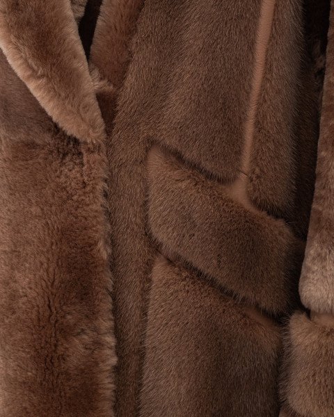 Дублянка з елементами норки BLANCHA Дублянка з елементами норки BLANCHA