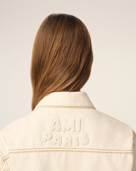 Джинсова куртка AMI PARIS - Фото 5