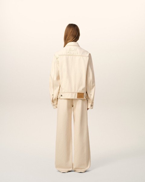 Джинсова куртка AMI PARIS - Фото 4