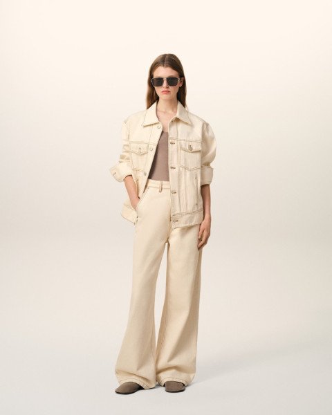 Джинсова куртка AMI PARIS - Фото 6