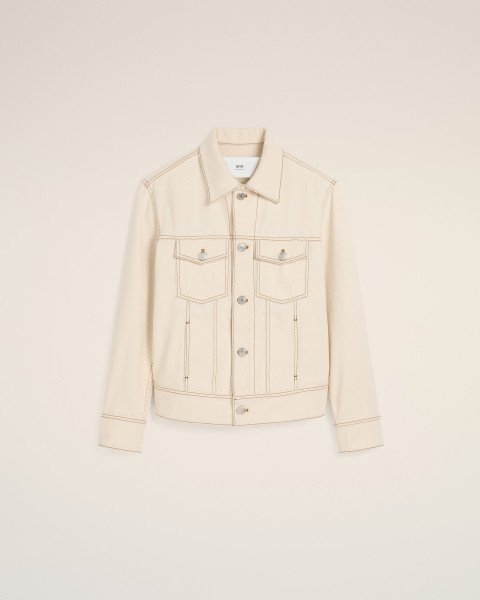 Джинсова куртка AMI PARIS - Фото 1