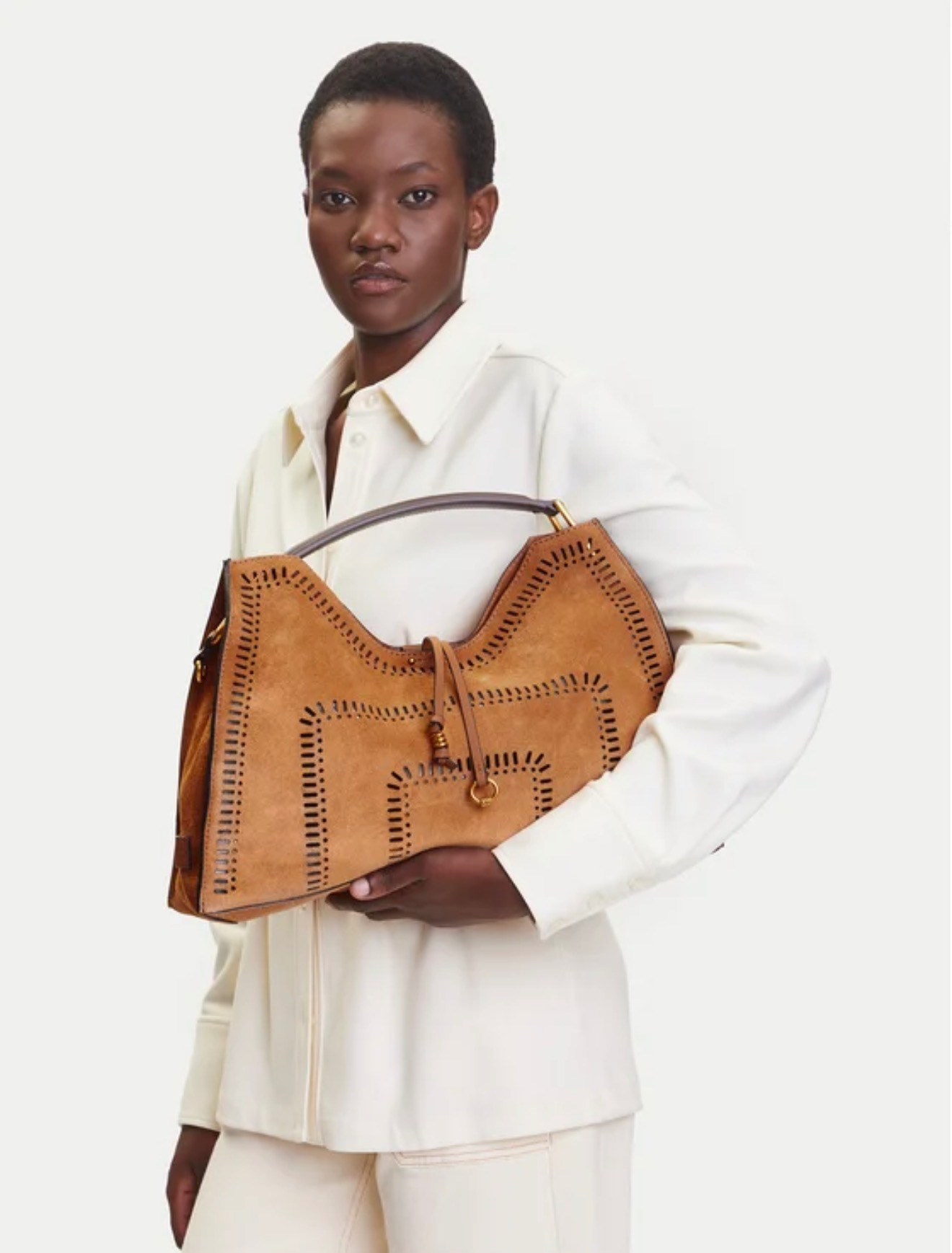 Сумка Коричневый GIANNI CHIARINI - Фото 4 Сумка Коричневый GIANNI CHIARINI - Фото 4