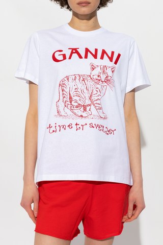 Футболка GANNI - Фото №5