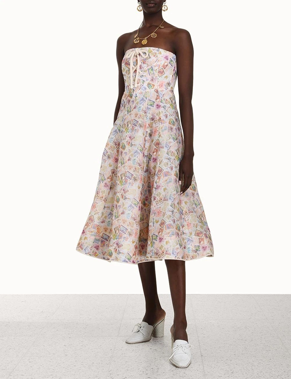 Сукня квіти ZIMMERMANN - Фото 4 Сукня квіти ZIMMERMANN - Фото 4