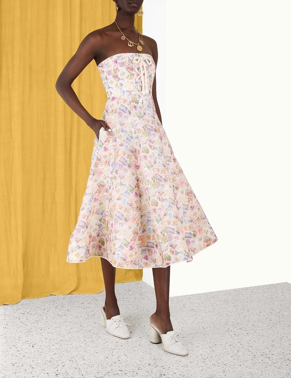 Сукня квіти ZIMMERMANN - Фото 6 Сукня квіти ZIMMERMANN - Фото 6